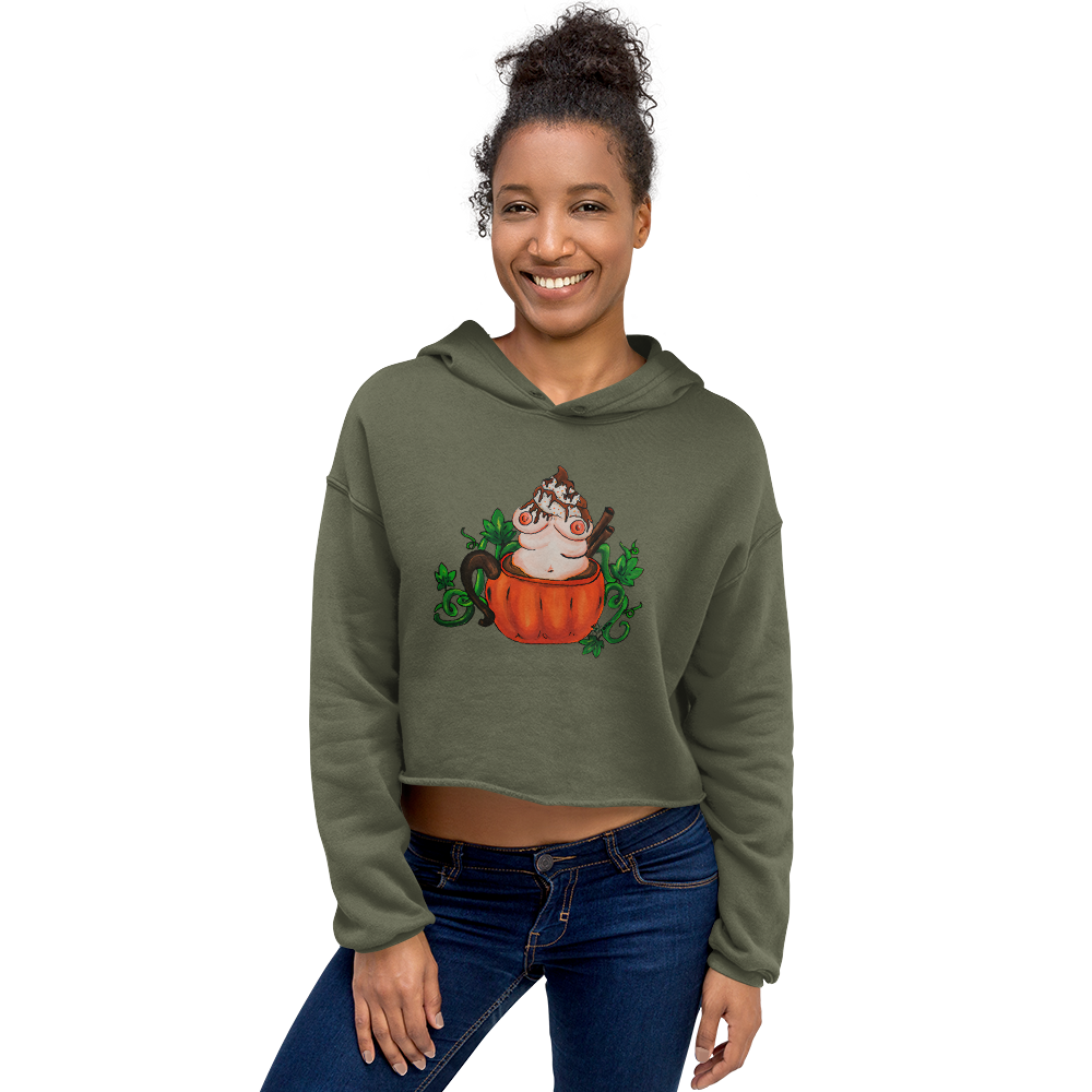 Pumpkin Spice and Everything Nice- Crop Hoodie