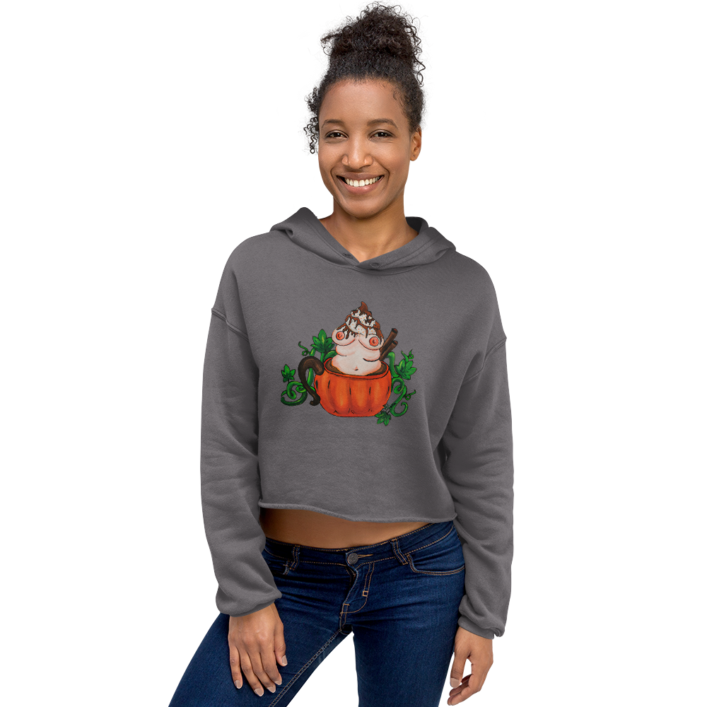 Pumpkin Spice and Everything Nice- Crop Hoodie