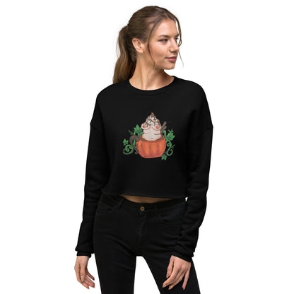 Pumpkin Spice and Everything Nice- Crop Sweatshirt