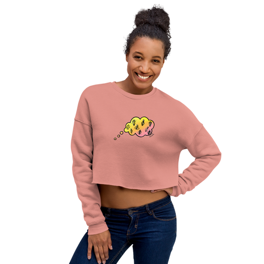 Daydreaming of Vulvas- Crop Sweatshirt