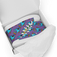 Anxious Shark Celebrates Pride (purple)- Women’s high top canvas shoes