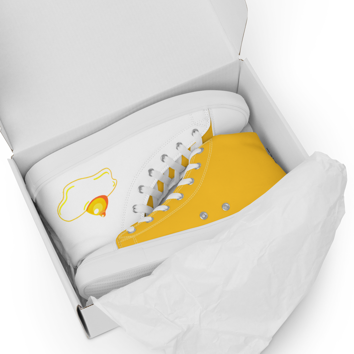 Egg Nipple (alternating colours) -Women’s high top canvas shoes