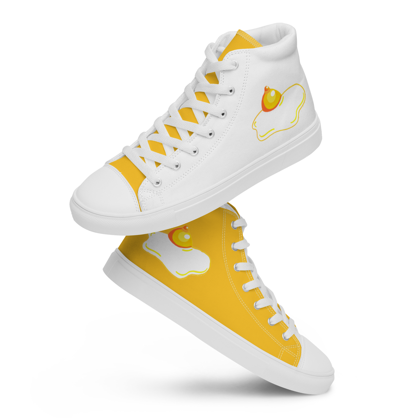Egg Nipple (alternating colours) -Women’s high top canvas shoes