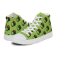 Kiwi Vulva- Women’s high top canvas shoes