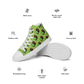Kiwi Vulva- Women’s high top canvas shoes