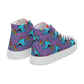 Anxious Shark Celebrates Pride (purple)- Women’s high top canvas shoes