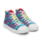 Anxious Shark Celebrates Pride (purple)- Women’s high top canvas shoes