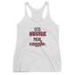 "Less Hustle, More Snuggles"- Femme Racerback Tank