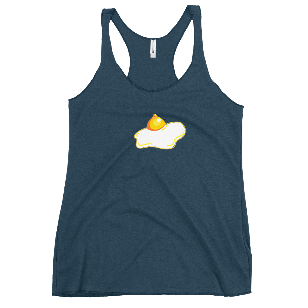 Egg Nipple- Femme Racerback Tank