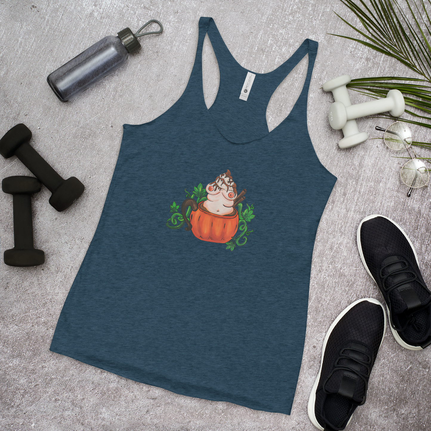 Pumpkin Spice and Everything Nice- Femme Racerback Tank