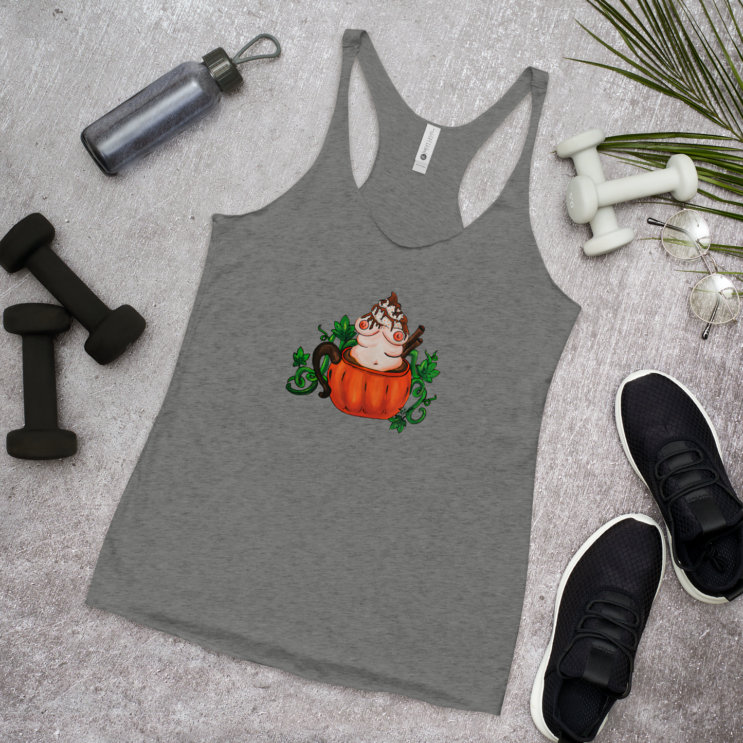 Pumpkin Spice and Everything Nice- Femme Racerback Tank