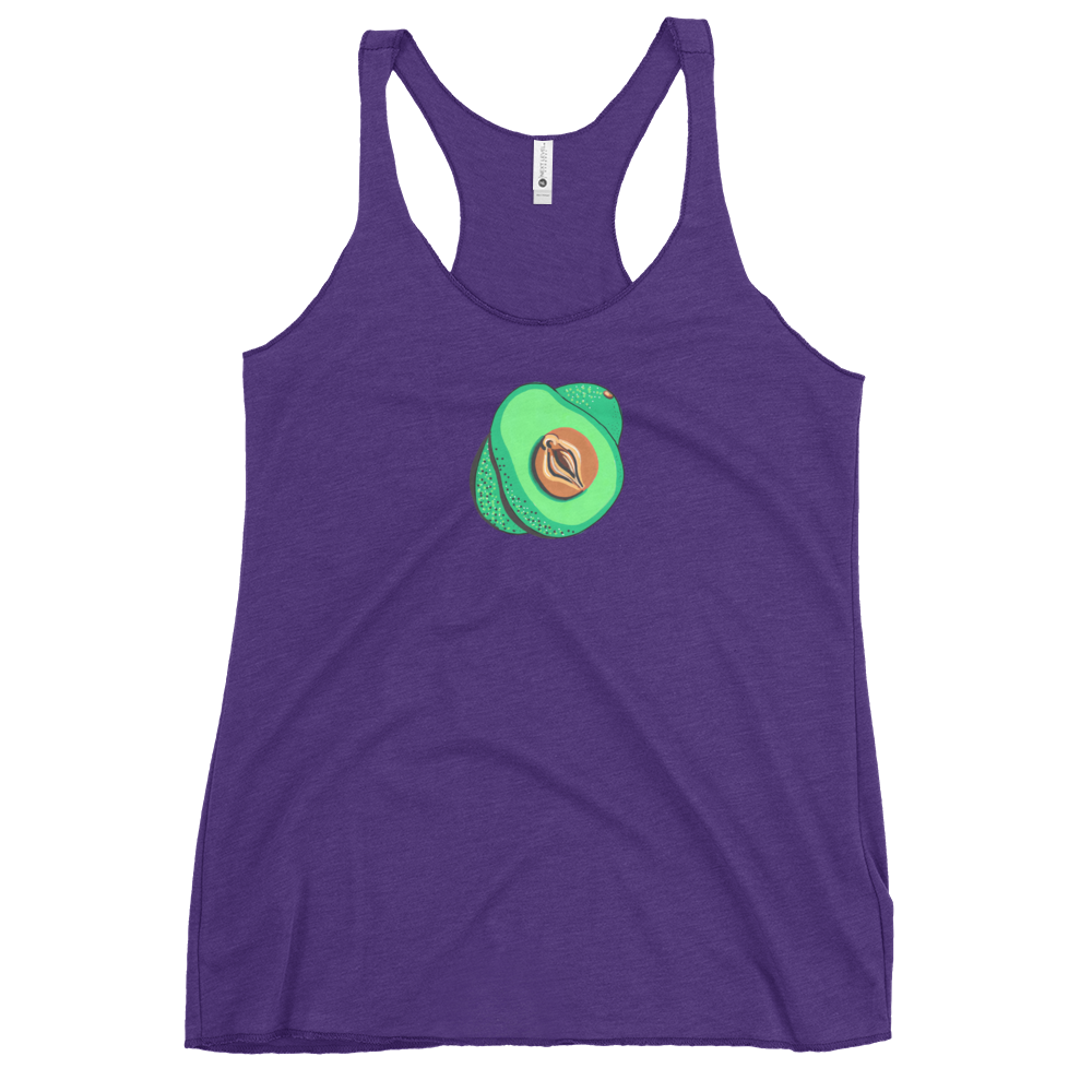 Avocado Vulva- Femme Racerback Tank