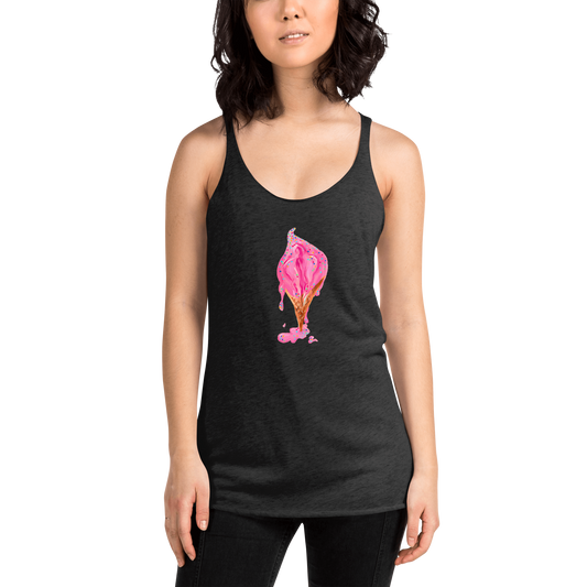 Ice Cream Vulva- Femme Racerback Tank