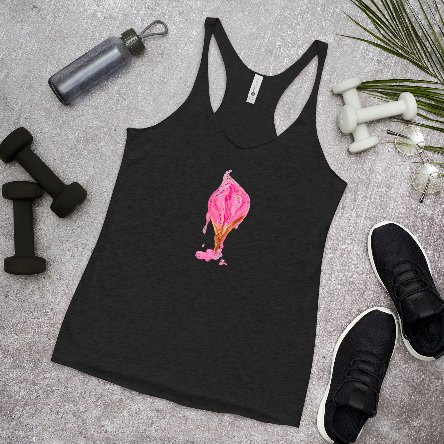 Ice Cream Vulva- Femme Racerback Tank