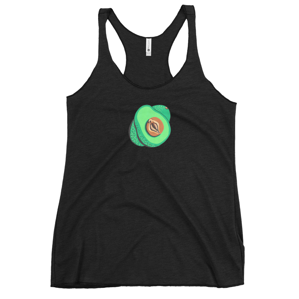 Avocado Vulva- Femme Racerback Tank