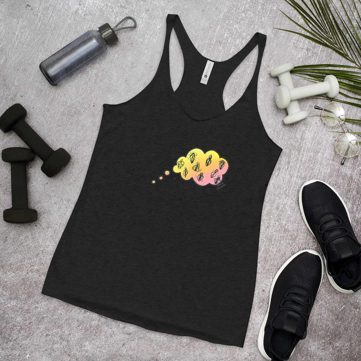 Daydreaming of Vulvas... Femme Racerback Tank
