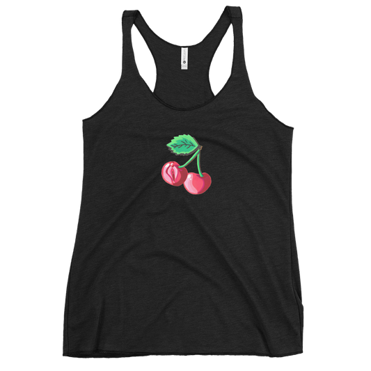 Cherry Vulva- Femme Racerback Tank