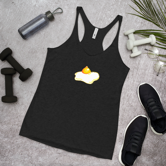 Egg Nipple- Femme Racerback Tank