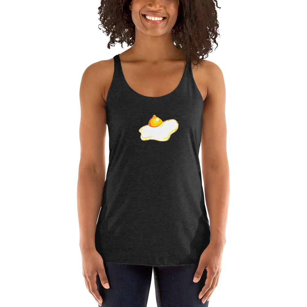 Egg Nipple- Femme Racerback Tank