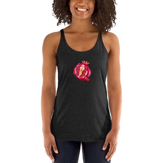 Pomegranate Vulva- Femme Racerback Tank