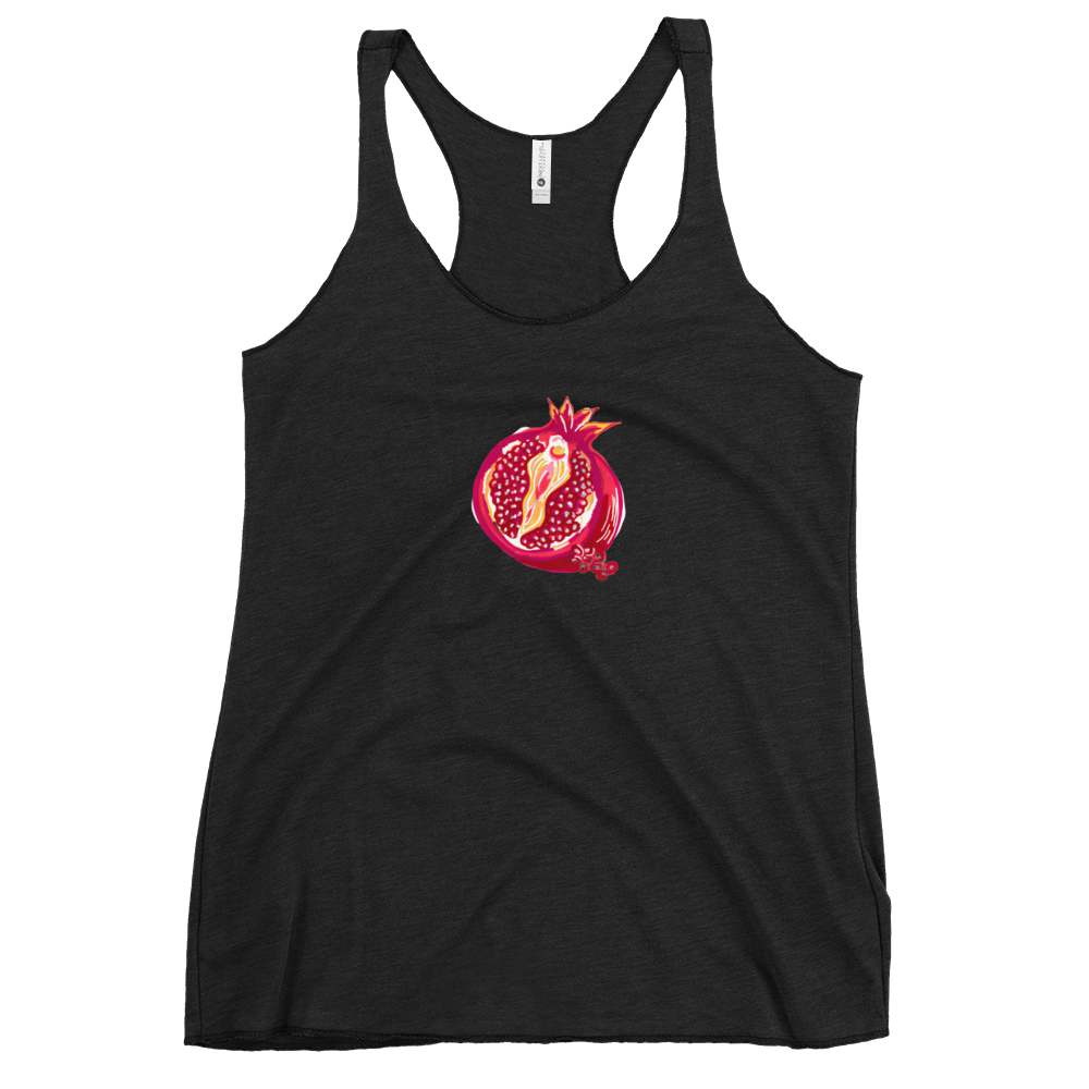 Pomegranate Vulva- Femme Racerback Tank