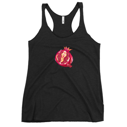 Pomegranate Vulva- Femme Racerback Tank
