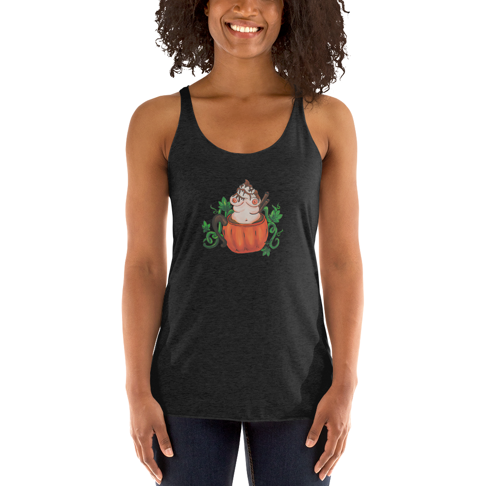 Pumpkin Spice and Everything Nice- Femme Racerback Tank