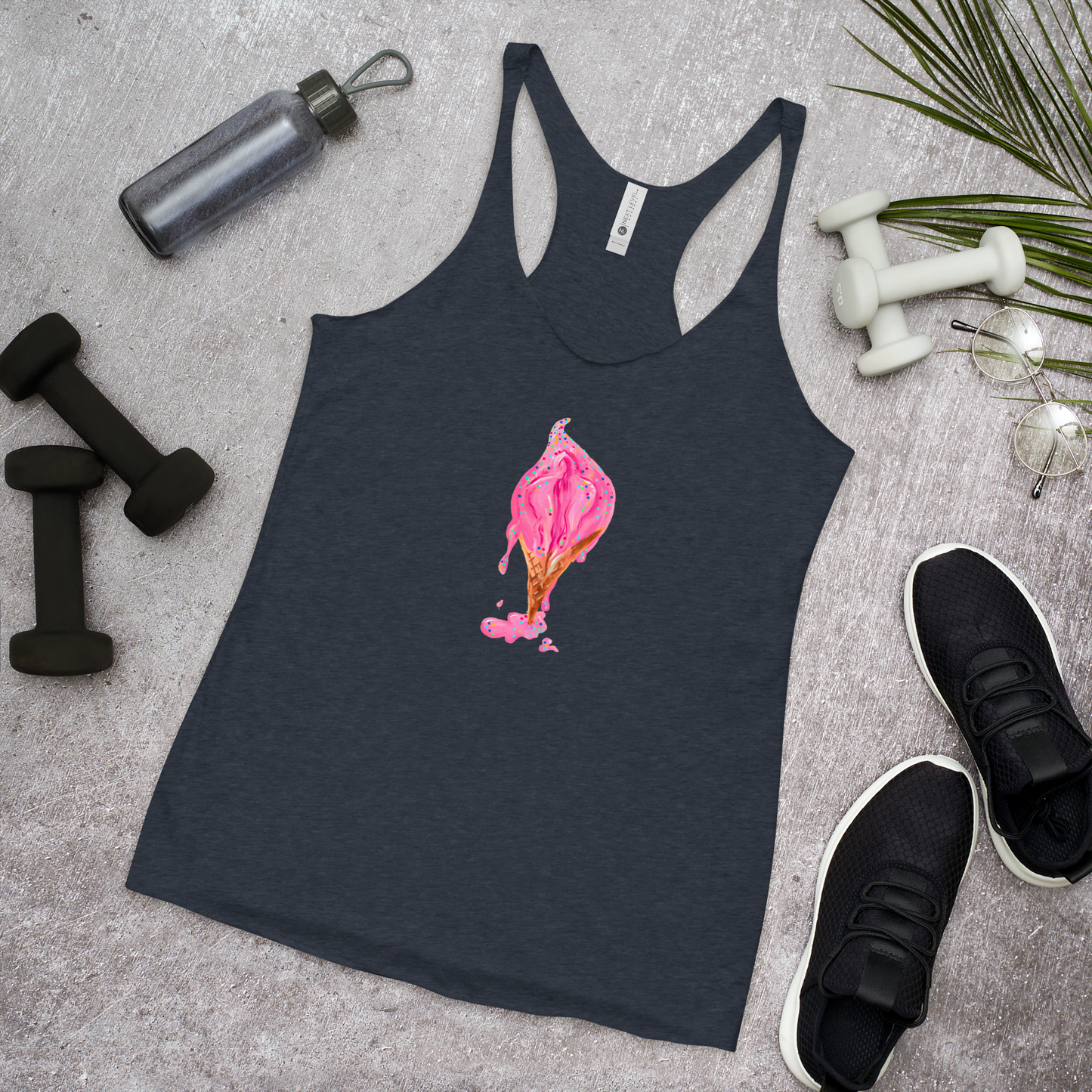 Ice Cream Vulva- Femme Racerback Tank
