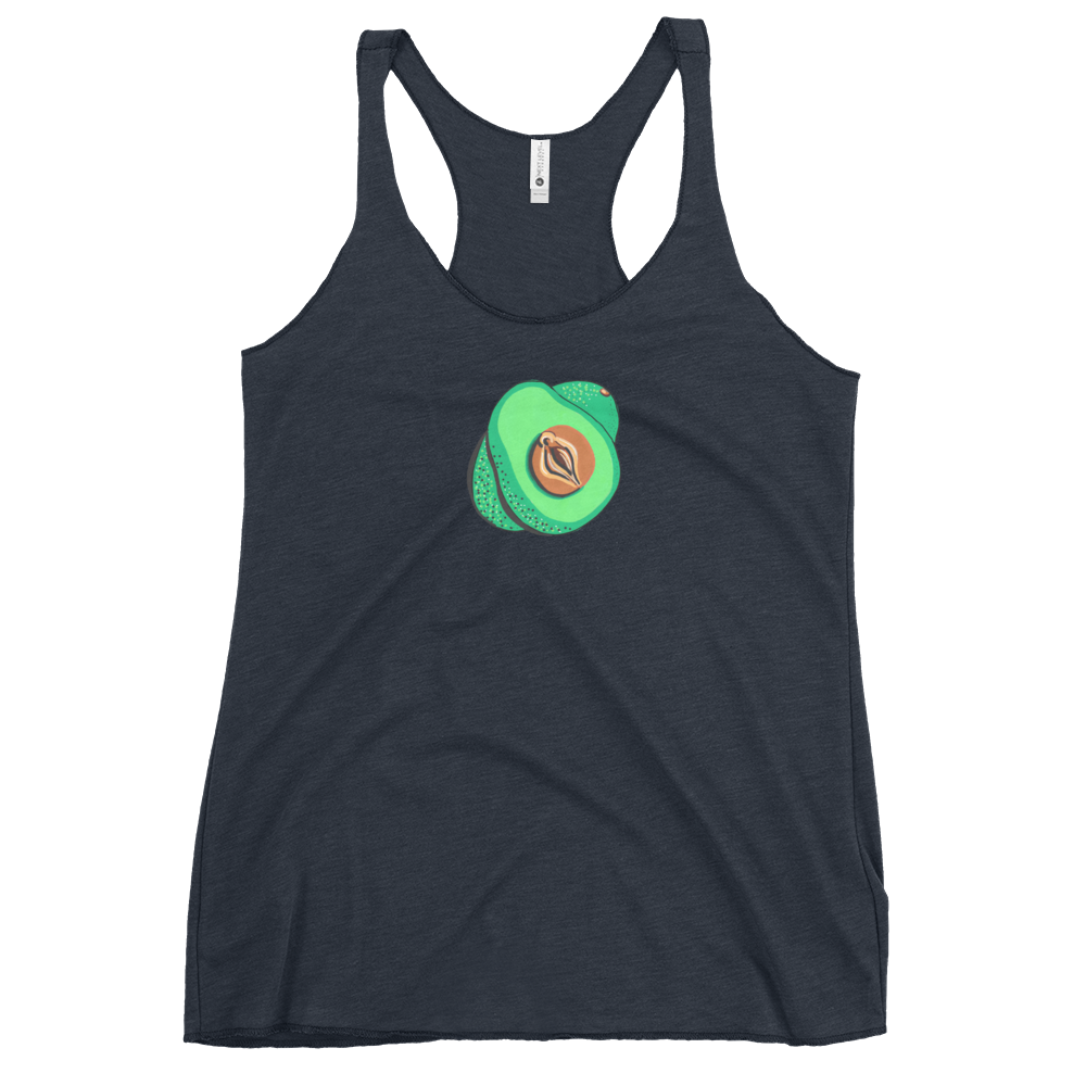 Avocado Vulva- Femme Racerback Tank