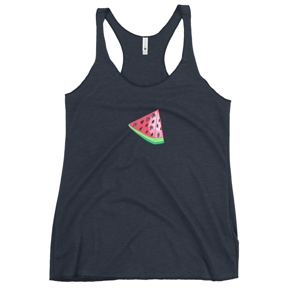 TWAT-ermelon! Watermelon Vulva- Femme Racerback Tank