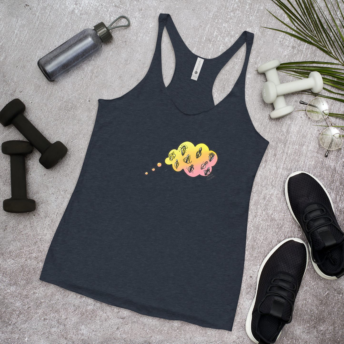 Daydreaming of Vulvas... Femme Racerback Tank