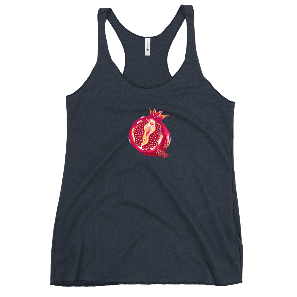 Pomegranate Vulva- Femme Racerback Tank