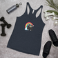 Rainbow Furby- Femme Racerback Tank