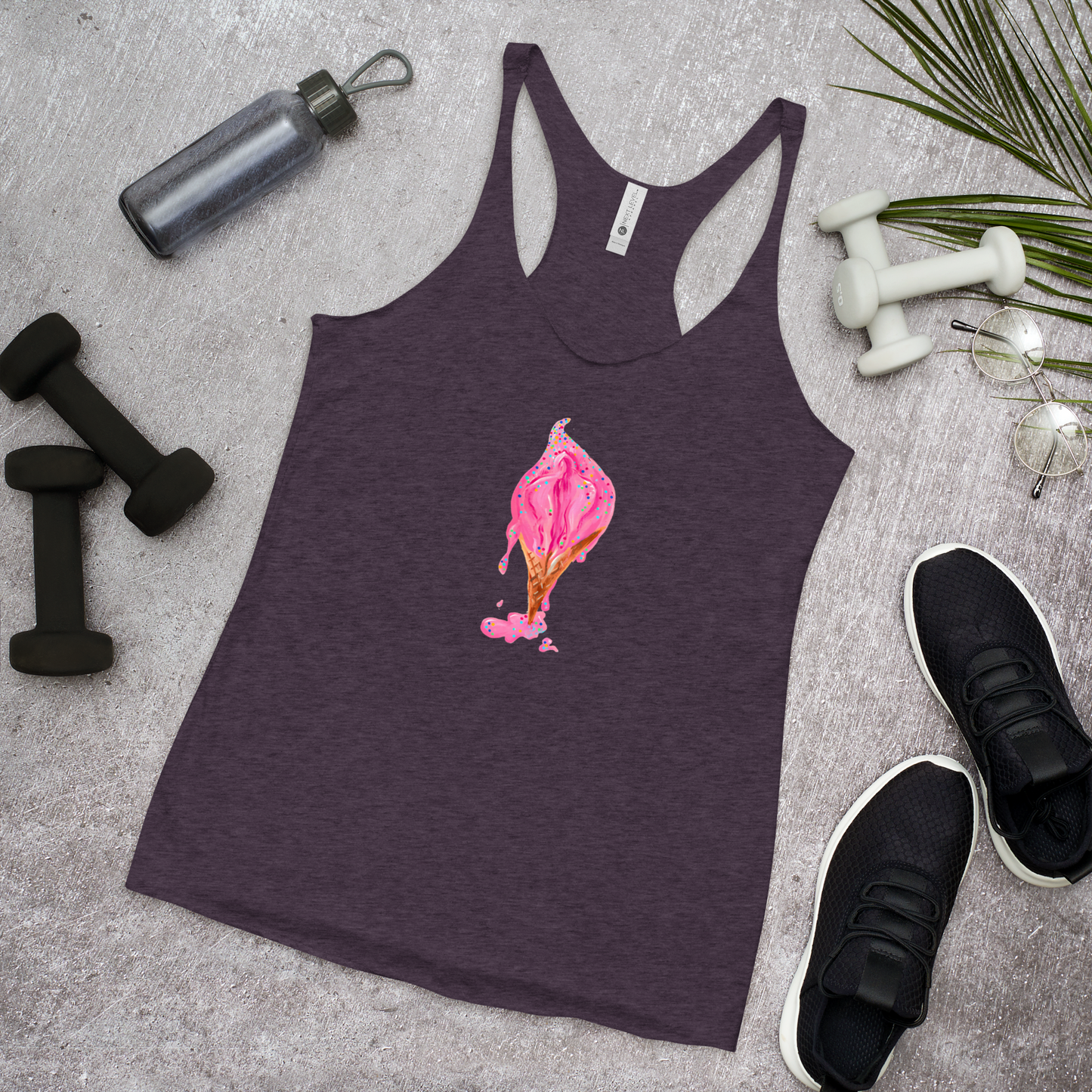 Ice Cream Vulva- Femme Racerback Tank
