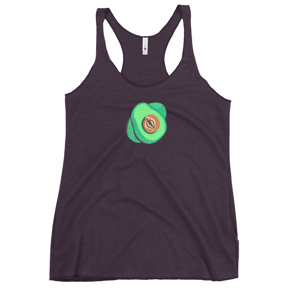 Avocado Vulva- Femme Racerback Tank