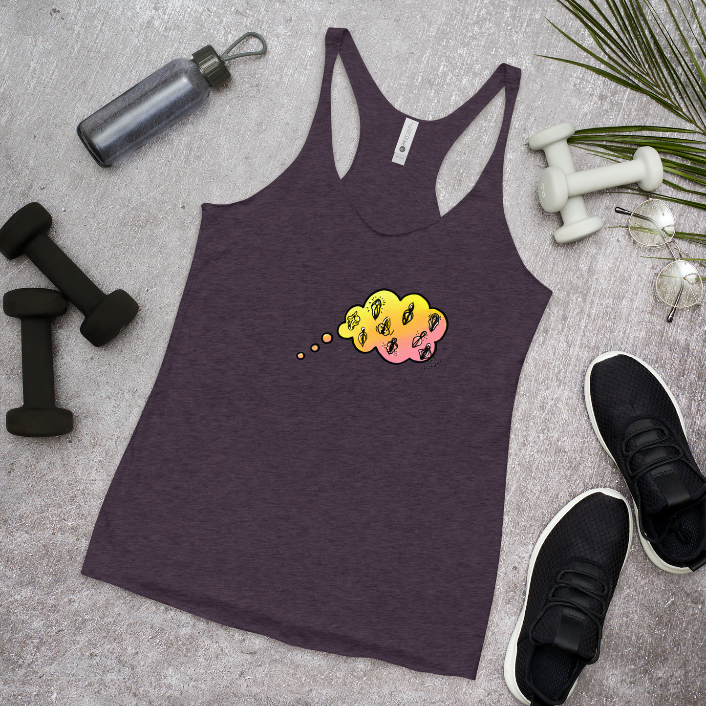 Daydreaming of Vulvas... Femme Racerback Tank