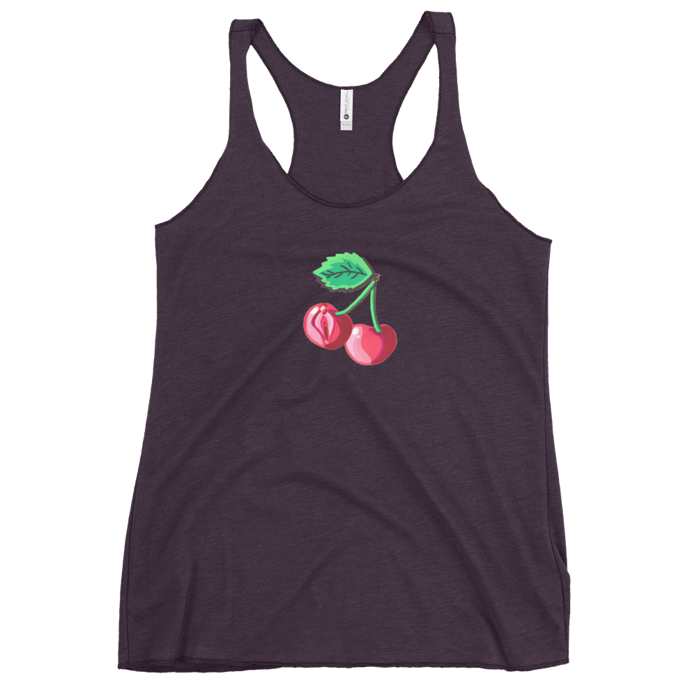 Cherry Vulva- Femme Racerback Tank