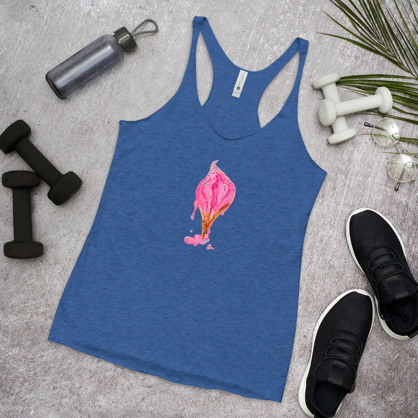 Ice Cream Vulva- Femme Racerback Tank