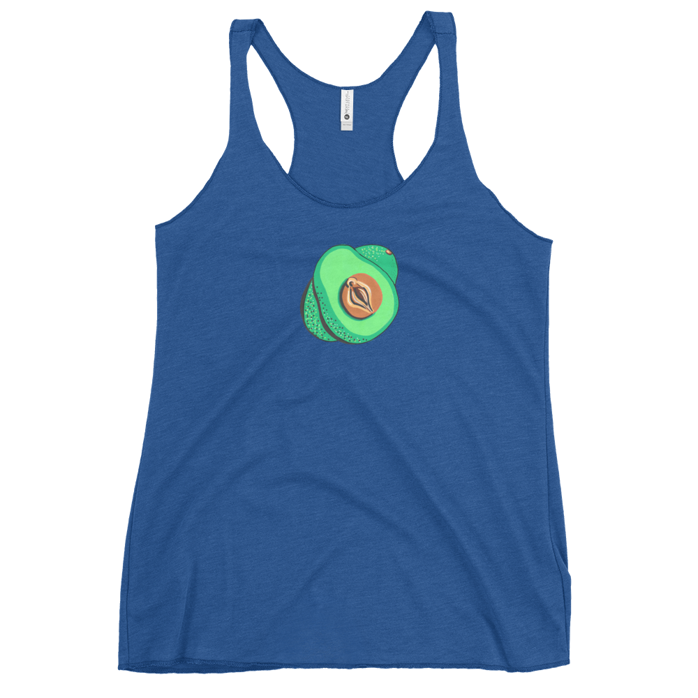 Avocado Vulva- Femme Racerback Tank