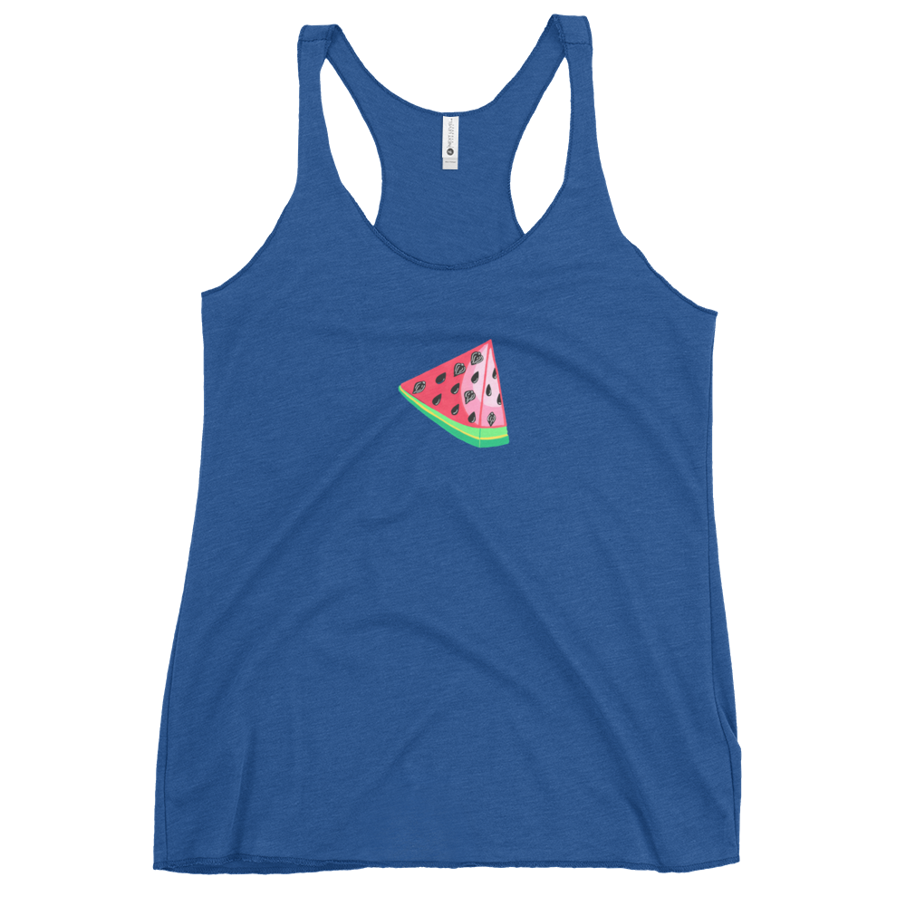 TWAT-ermelon! Watermelon Vulva- Femme Racerback Tank