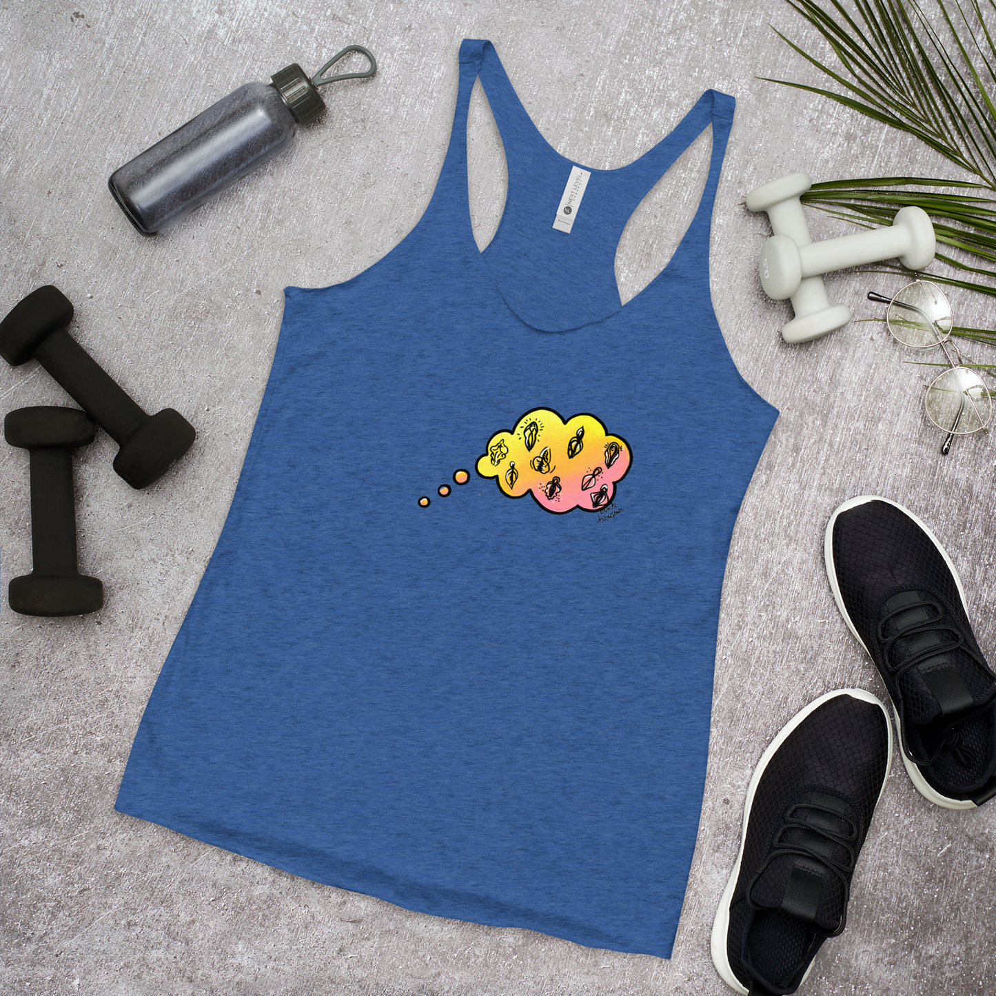 Daydreaming of Vulvas... Femme Racerback Tank
