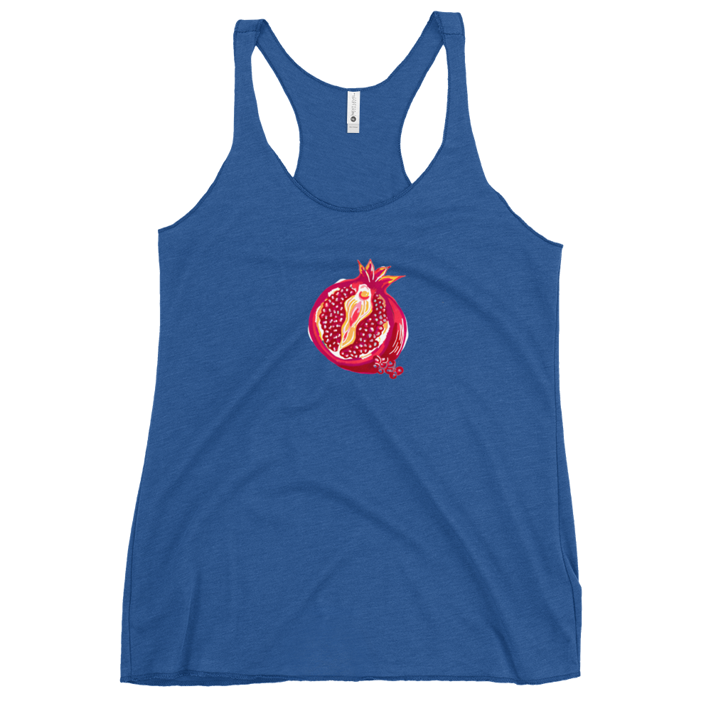 Pomegranate Vulva- Femme Racerback Tank