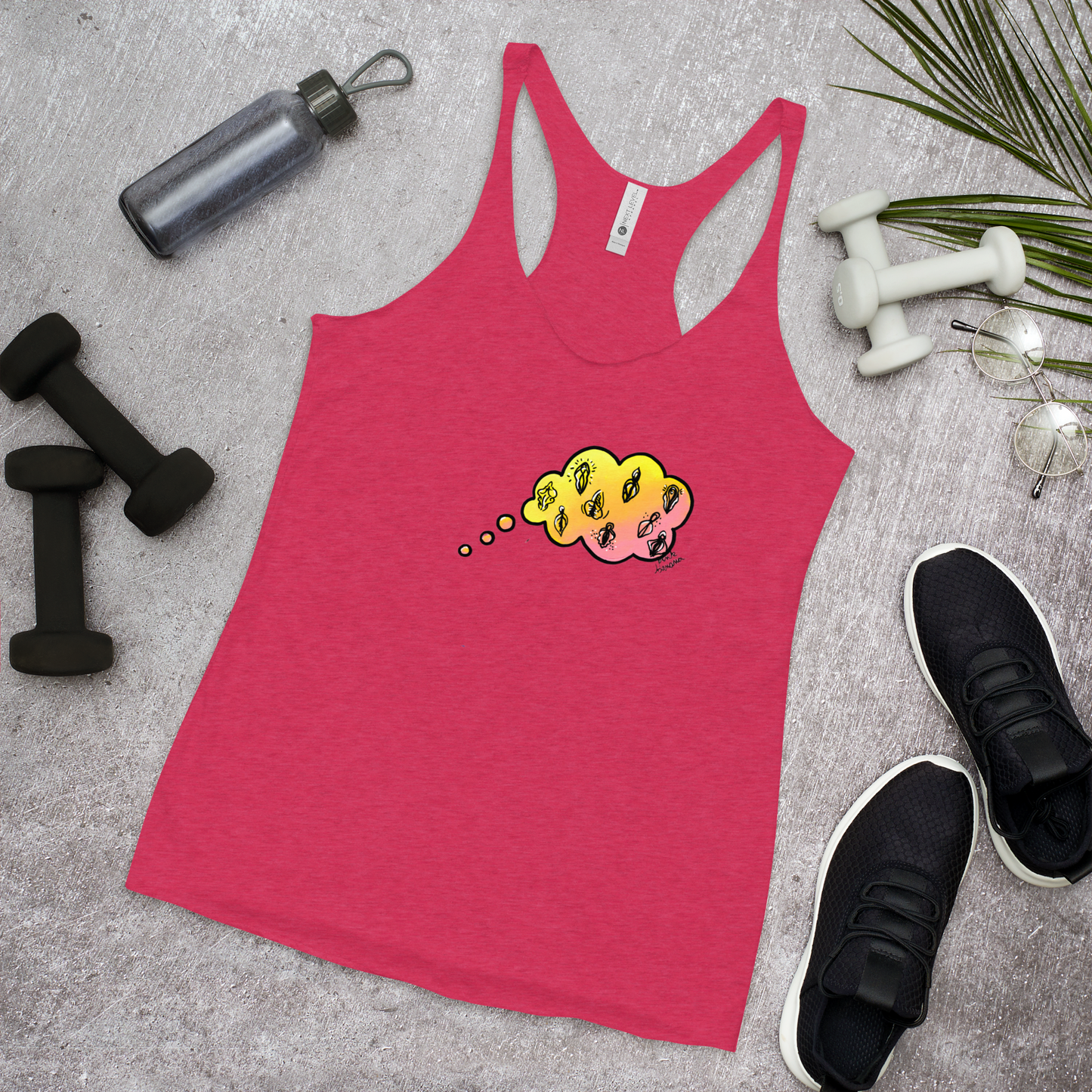 Daydreaming of Vulvas... Femme Racerback Tank