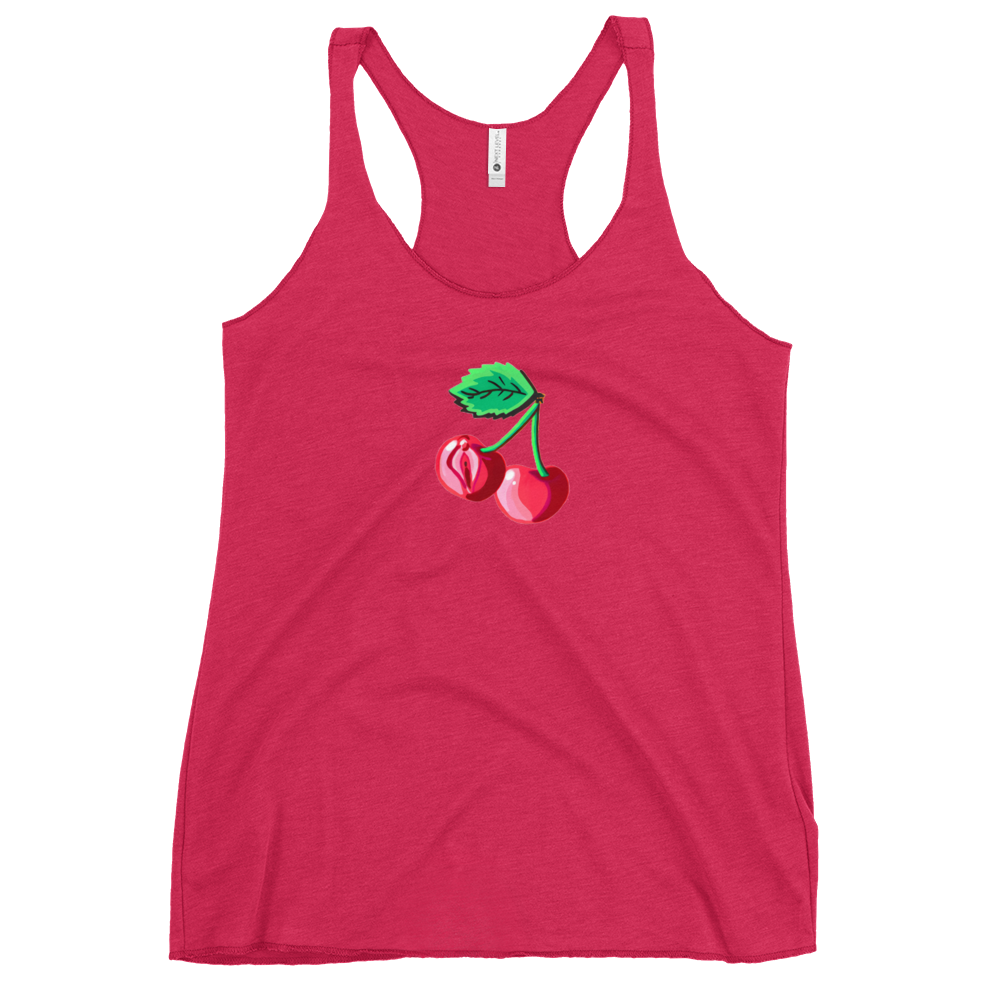 Cherry Vulva- Femme Racerback Tank