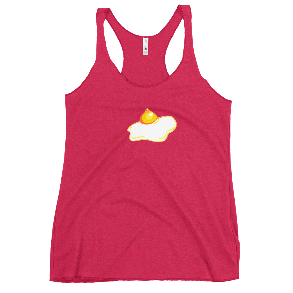 Egg Nipple- Femme Racerback Tank