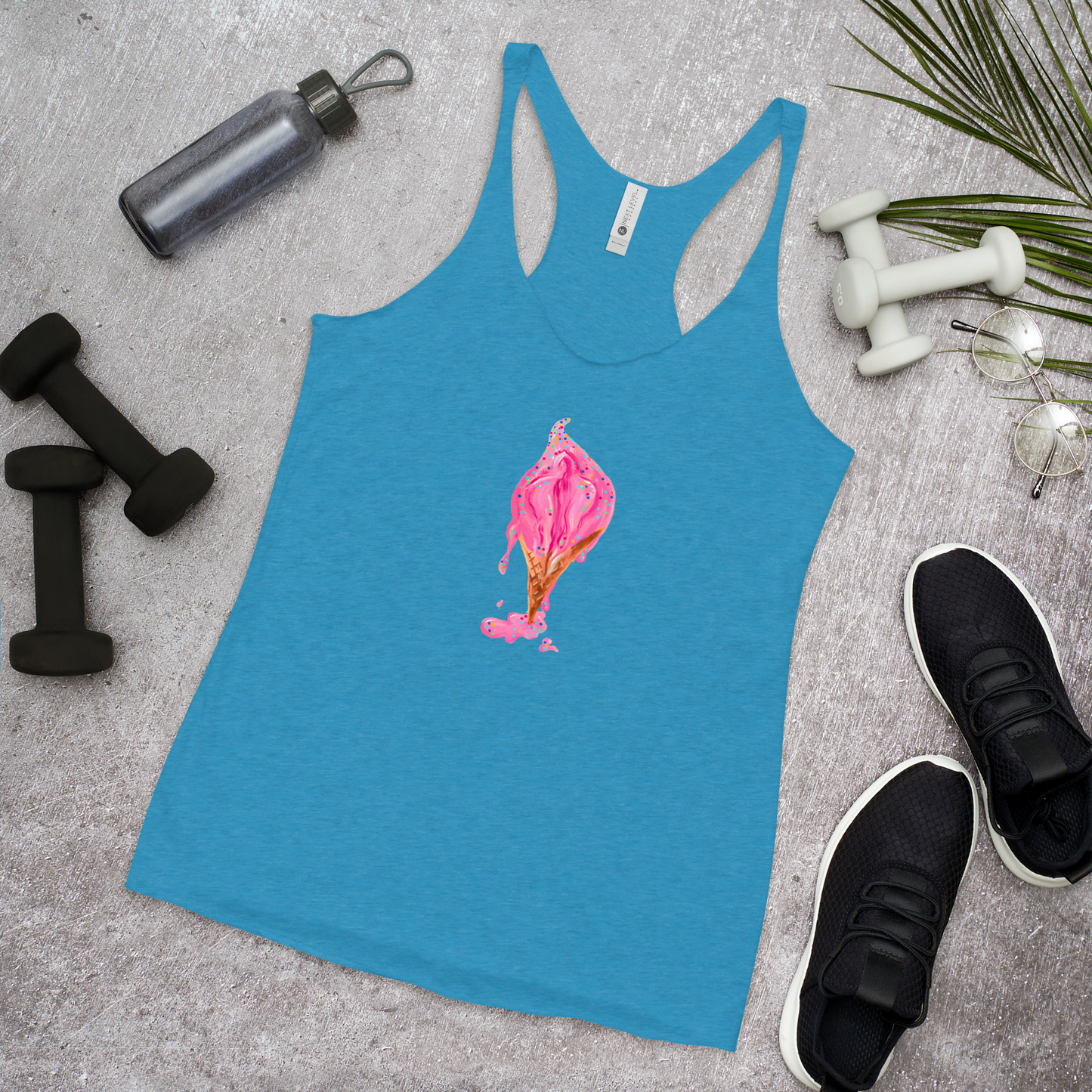 Ice Cream Vulva- Femme Racerback Tank