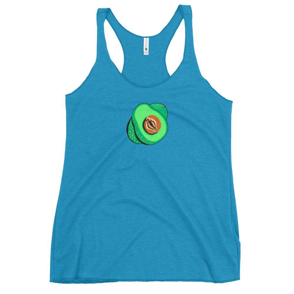 Avocado Vulva- Femme Racerback Tank