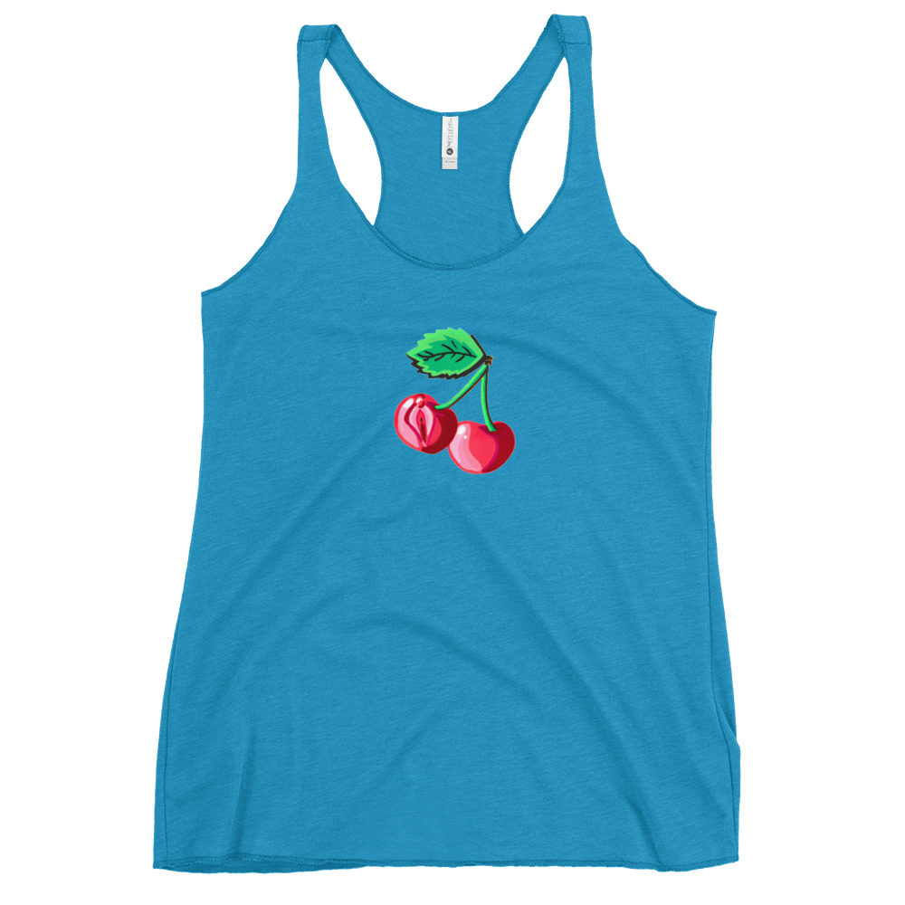 Cherry Vulva- Femme Racerback Tank