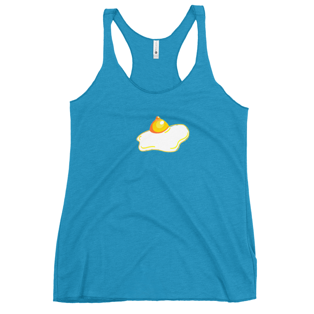 Egg Nipple- Femme Racerback Tank