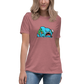Anxious Shark Goes to School- Femme Relaxed T-Shirt